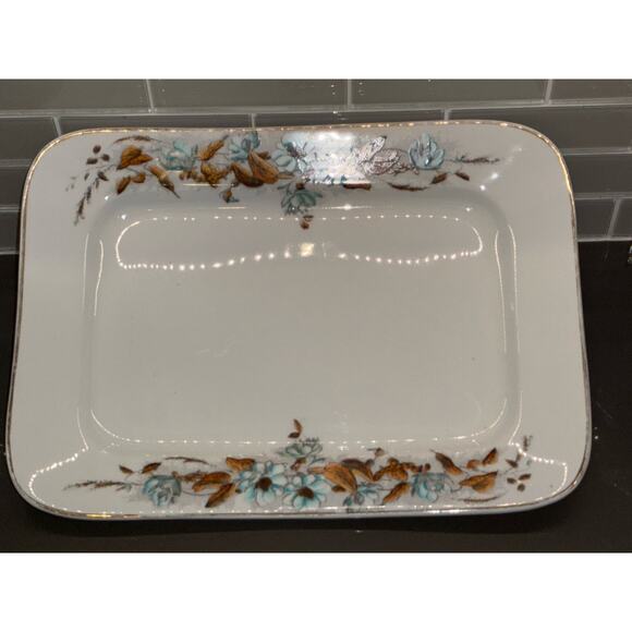 Antique Ironstone 16” Meat Platter-Maddock & Company, England, 1906 Transferware - Picture 3 of 8